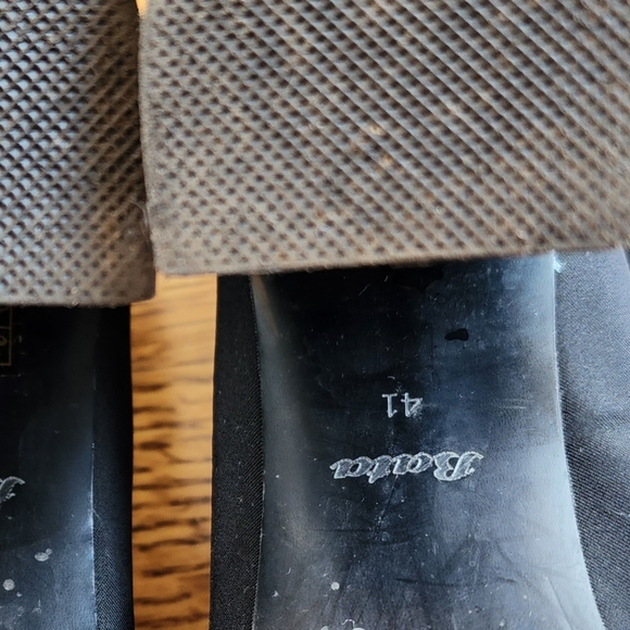 Black Bata Boots, Sz 41/ Size 10 - Block Heel - Picture 8 of 16